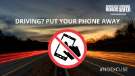 South Yorkshire Safer Roads Partnership (SYSRP) graphic - Driving? Put your phone away. #no excuse