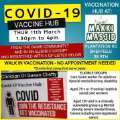 View: a06460 Sheffield City Council graphic - vaccination hub at Makki Masjid, Plantation Road