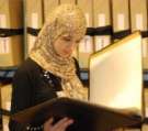 Lena Abdo, apprentice at Sheffield Archives and Conservation Department, No. 52 Shoreham Street