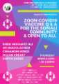 Covid-19 pandemic: Israac Somali Community Association (ISRAAC) graphic - Zoom Covid19 vaccine Q and A for the Somali Community and open to all