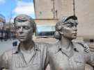 Women of Steel sculpture by Martin Jennings, outside Sheffield City Hall, Barkers Pool Women of Steel sculpture by Martin Jennings, outside Sheffield City Hall, Barkers Pool