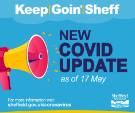 Covid-19 pandemic: Sheffield City Council graphic - new Covid update as of 17 May [2021]