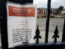 Covid-19 pandemic closure notice: Hanfia Masjid and Islamic Cultural Centre (mosque), 274 Sheffield Road, Tinsley