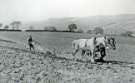 Ploughing - looking down towards Underbank area from Long Lane or Langley Brook area, Stocksbridge