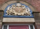 View: a07123 Decorative stonework on Special Quality Alloys Ltd., former Offices of Jonas and Colver Ltd. (built 1911) No. 27 Birch Road