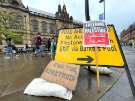 Freedom for Palestine demonstration, Town Hall, Sheffield