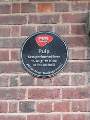 Plaque at The Leadmill Nightclub, Leadmill Road: Pulp fits performed here, 16 August 1980