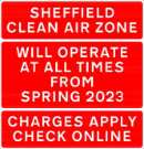 Sheffield's Clean Air Zone (CAZ) starts spring 2023. The most polluting buses, vans, HGVs and taxis will be charged for entering the CAZ. 