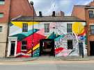 Jo Peel and Mark McClure mural - APG Works, Sidney Street, Sheffield