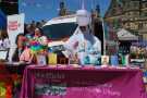 Sheffield City Archives and Local Studies Library stall at Pinknic, 'Sheffield's largest city centre LGBT family event', Peace Gardens