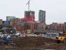 View from Mary Street of city centre construction showing (centre right) City Lofts Apartments, Arundel Gate and The Gate, student accommodation, Eyre Street View from Mary Street of city centre construction showing (centre right) City Lofts Apartments, Arundel Gate and The Gate, student accommodation, Eyre Street