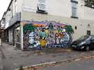 Mural on Frederick Road at junction with (left) Abbeydale Road Mural on Frederick Road at junction with (left) Abbeydale Road