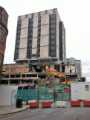 View: a07680 Demolition of Grosvenor House Hotel from Cross Burgess Street