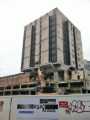 View: a07681 Demolition of Grosvenor House Hotel from Cross Burgess Street
