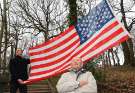 You couldn't wipe the grin off Tony Foulds' face when he unveiled the permanent US flagpole to the crew of Flying Fortress (Mi Amigo) at Endcliffe Park