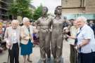 Sheffield's women of steel at the Women of Steel sculpture