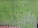 Headstone of Jonathan and Ann Greaves, St James, Norton