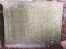 Headstone of the Standish family, St James, Norton