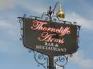 Inn sign for Thorncliffe Arms public house, No. 135 Warren Lane, High Green