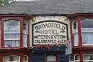 Inn sign for the Broadfield Hotel, No. 452 Abbeydale Road