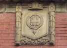 View: a08244 Decorative carved stonework on Bungalows and Bears public house (formerly the Central Fire Station), No. 50 Division Street