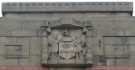 Decorative carved stonework on Bungalow and Bears public house (formerly the Central Fire Station), No. 50 Division Street