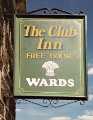 Inn sign for The Club Inn, Mortimer Road, Midhopestones