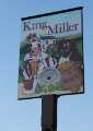 Inn sign for the King and Miller public house, Nos. 4 - 6 Manchester Road, Deepcar