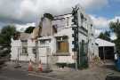 Demolition of Masons Arms public house, No. 2 Carson Road, Crookes, junction of (right) Brick Street
