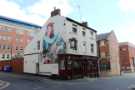 Untitled mural by Frau Isa, Pitt Lane on side of The Red Deer public house No. 18 Pitt Street