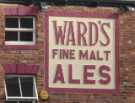 View: a08376 Ward's Fine Malt Ales sign on The Red Lion public house No. 109 Charles Street