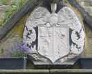 Worrall coat-of-arms over doorway of Strines Inn, Mortimer Road, Strines