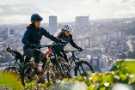 Sheffield's Festival of the Outdoors: cyclists in Sheffield