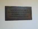Clock tower plaque, All Saints C. of E. Church, Ecclesall Clock tower plaque, All Saints C. of E. Church, Ecclesall