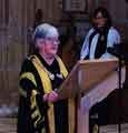 Sheffield's Lord Mayor, Councillor Sioned-Mair Richards speaking at the commemorative service at Sheffield Cathedral marking the death of Queen Elizabeth II Sheffield's Lord Mayor, Councillor Sioned-Mair Richards speaking at the commemorative service at Sheffield Cathedral marking the death of Queen Elizabeth II