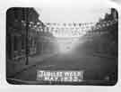 Streetscene during Jubilee Week (Silver Jubilee of King George V), May 1935 Streetscene during Jubilee Week (Silver Jubilee of King George V), May 1935