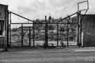Entrance to derelict William Jessop and Sons, Brightside Works prior to demolition, viewed from Weedon Street