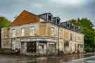 Derelict properties which were used by Autocom Units Ltd. as a motor retail shop selling car spares, [Nos. 141 - 145 Staniforth Road]