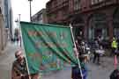 Banner reading 'Walkley Stands Together' at the demonstration against Racism and in support of refugees,Norfolk Street