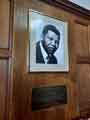 Portrait and plaque to Nelson Mandela, Sheffield Town Hall