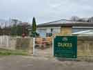 Entrance to Dukes in the Park cafe, Centre in the Park, community building and cafe, Norfolk Heritage Park