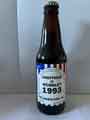 Beer bottle, 'Sheffield at Wembley 1993', celebration ale, brewed by Bass Brewers Ltd., Burton on Trent