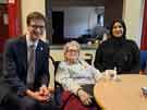 Sheffield City Council Leader, Councillor Tom Hunt visiting residents at one of Sheffield&rsquo;s Older People's Independent Living (OPIL) sites