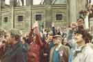 Miners Strike Rally, Holly Street showing (back) City Hall
