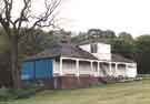 King Edward VII School cricket pavilion, Whiteley Woods shortly before demolition King Edward VII School cricket pavilion, Whiteley Woods shortly before demolition