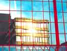 Odeon Cinema, Barker's Pool showing the reflection of the Fountain Precinct, offices, c.1988