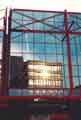 Odeon Cinema, Barker's Pool showing the reflection of the Fountain Precinct, offices, c.1988