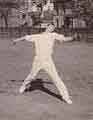 Cricket practice at King Edward VII School showing Leslie Youle, c.1955-56 Cricket practice at King Edward VII School showing Leslie Youle, c.1955-56