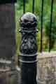 Ornate cast iron bollard, at the entrance to Waterloo Walk (which links Neepsend to Kelham Island and the City Centre), Rutland Road Ornate cast iron bollard, at the entrance to Waterloo Walk (which links Neepsend to Kelham Island and the City Centre), Rutland Road