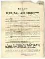 Rules of the Medical Aid Society, Sheffield, c. 1855